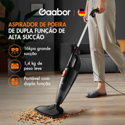 Imagem de Aspirador de Pó Gaabor Vertical 2 em 1 Portatil 127V 650W 1,5L - GVCW-M15A