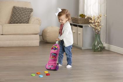 Imagem de Aspirador de Pó LeapFrog Pick Up and Count Pink - Brinquedo Educativo para Crianças a partir de 2 Anos