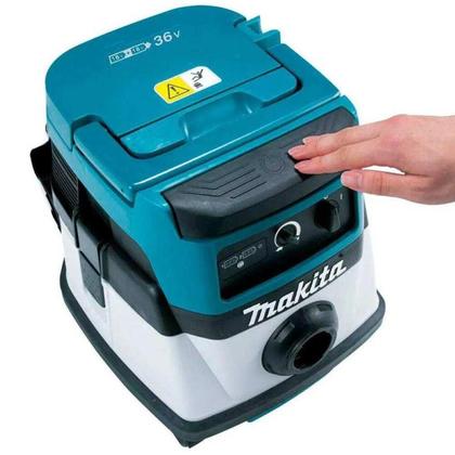 Aspirador de Pó Líquido Hibrido 36V DVC860LZ 127V Makita Imagem de Aspirador de Pó Líquido Hibrido 36V DVC860LZ 127V Makita