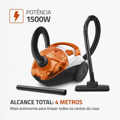 Imagem de Aspirador de Pó, Mondial, 1500W - AP-15 Cor laranja
