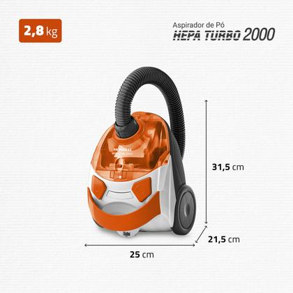 Imagem de Aspirador de Pó, Mondial, 1500W - AP-15 Cor laranja