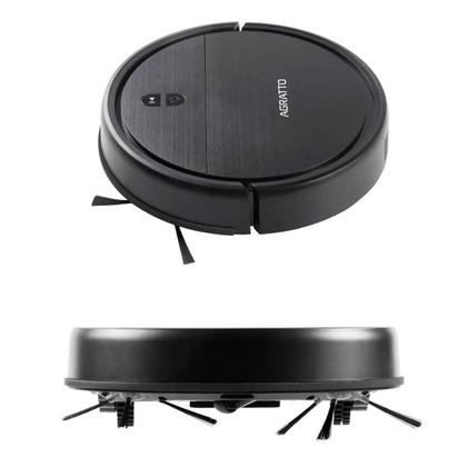 Imagem de Aspirador de Pó Robô 3 em 1 Varre Aspira e Passa Pano Praticci Premium Preto Bivolt Agratto