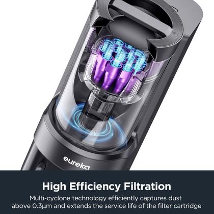 Imagem de Aspirador de pó robô Eureka E10s sem saco com esvaziamento automático