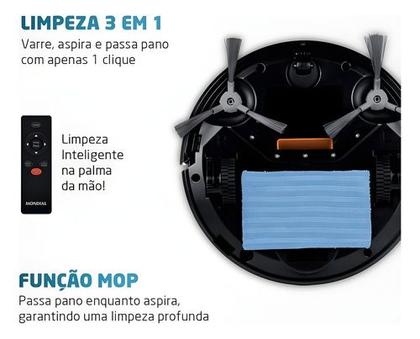 Imagem de Aspirador De Po Robô Multi Clean Mondial RB-03 Bivolt 30w