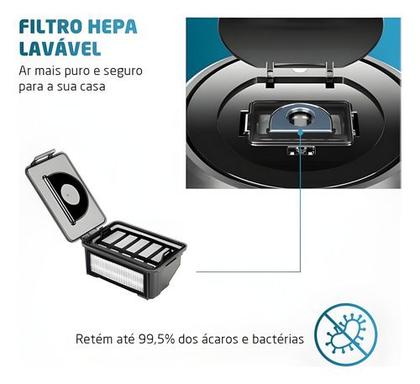 Imagem de Aspirador De Po Robô Multi Clean Mondial RB-03 Bivolt 30w