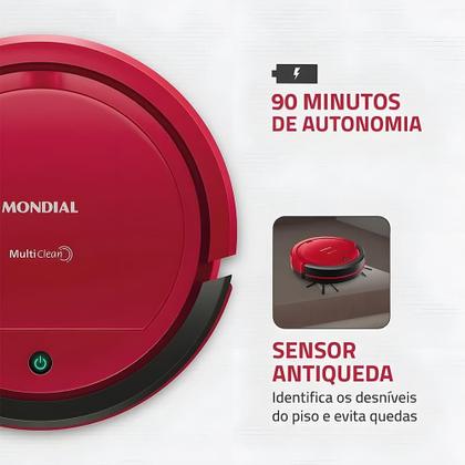 Imagem de Aspirador de Po Robô Multi Clean Mondial RB-09 Bivolt 30w