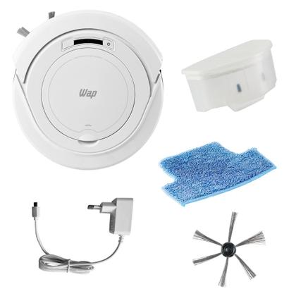 Imagem de Aspirador de Pó Robô ROBOT W90 Pérola 3 em 1, Automático, 250ml, Sistema Antiqueda 30W 3,6VDC Bivolt WAP