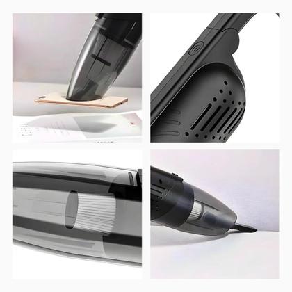 Imagem de Aspirador de Pó Sem Fio Portátil Para Carros e Casa