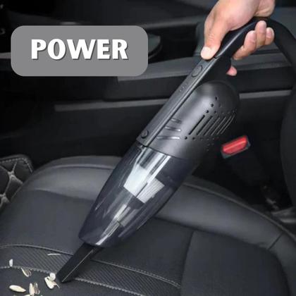 Imagem de Aspirador De Pó Sem Fio Recarregável 120W Para Carro Casa Estofados Bivolt 2200mAh Power