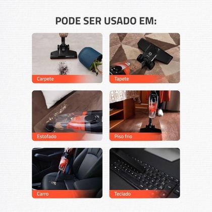 Imagem de Aspirador De Pó Turbo Cycle Mondial Preto/laranja 60hz 1500W Ap-40-b 127V