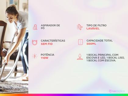 Imagem de Aspirador De Pó Vertical 2 Em 1 Duo Clean 110w Oster Bivolt