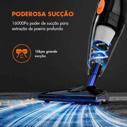 Imagem de Aspirador de Pó Vertical 2 em 1 / Gaabor / Smart Sweep GVCW-M15A-B / 1,5L / Preto / 220V Portátil
