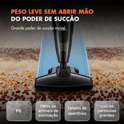 Imagem de Aspirador de Pó Vertical 2 em 1 / Gaabor / Smart Sweep GVCW-M15A-B / 1,5L / Preto / 220V Portátil