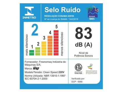 Imagem de Aspirador de pó vertical 2 em 1 wap 1000w clean speed 220v