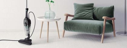 Imagem de Aspirador de Pó Vertical com Fio Electrolux 1100W 2 em 1 Filtro HEPA Preto (STK12)