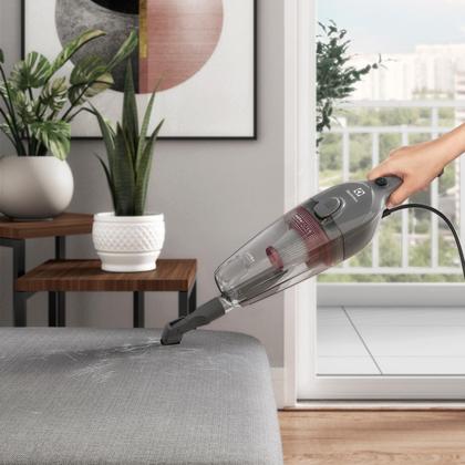 Aspirador de Pó Vertical com Fio Electrolux 1450W 2 em 1 Ultra Filtro HEPA Cinza (STK15) Imagem de Aspirador de Pó Vertical com Fio Electrolux 1450W 2 em 1 Ultra Filtro HEPA Cinza (STK15)