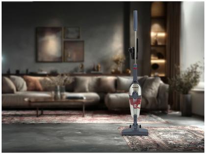Imagem de Aspirador de Pó Vertical e Portátil Mondial Turbo Cycle Hepa 1550W Cinza/Vermelho 220V - AP-41-GI