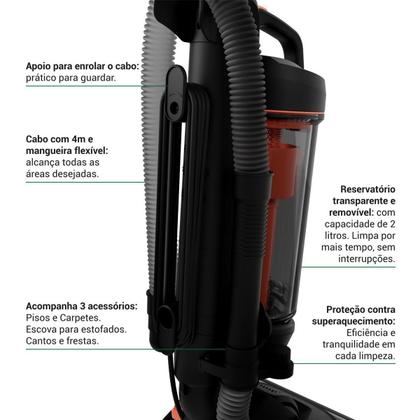 Imagem de Aspirador de Pó Vertical Philco 2000W 2L PASE30