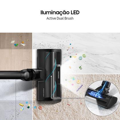 Imagem de Aspirador de Pó Vertical sem fio Bespoke Jet com AI Cleaning e Clean Station