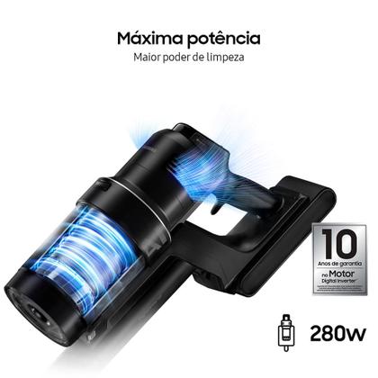 Imagem de Aspirador de Pó Vertical sem fio Bespoke Jet com AI Cleaning e Clean Station