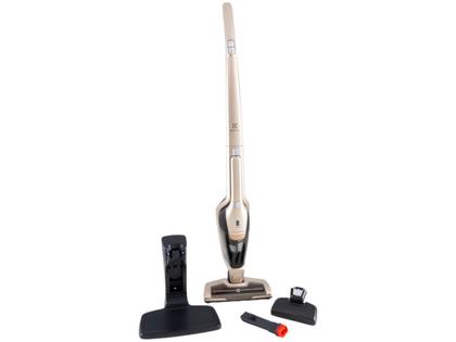 Aspirador de Pó Vertical Sem Fio Electrolux Ergorapido 2 em 1 Bocal Pet até 45 min Dourado (ERG26)