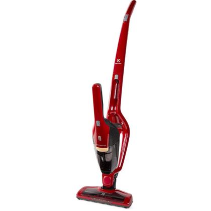 Imagem de Aspirador de Pó Vertical Sem Fio Electrolux Ergorapido 2 em 1 Luz LED até 30 min Vermelho (ERG23N)