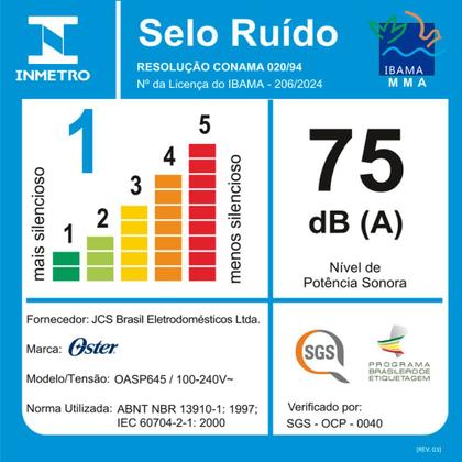 Imagem de Aspirador de Pó Vertical Sem Fio Oster White Duo Clean 2 em 1