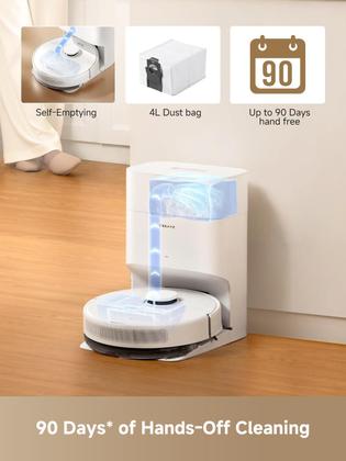 Aspirador e esfregão Robot dreame D10 Plus Gen 2 6000Pa Suction