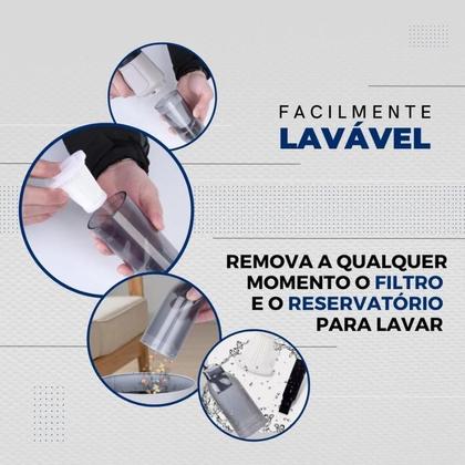 Imagem de Aspirador e Soprador Portátil 5 em 1 Potente, Multifuncional e Versátil para Limpeza Completa