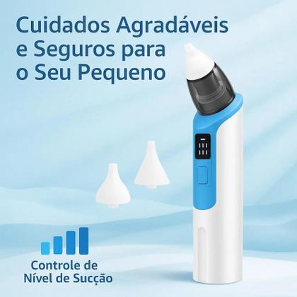Imagem de Aspirador Nasal Bebê Elétrico com Sucção Suave