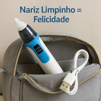 Imagem de Aspirador Nasal Bebê Elétrico com Sucção Suave