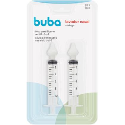 Imagem de Aspirador Nasal Lavador Nasal Seringa com 02UNID Blister