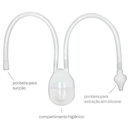 Imagem de Aspirador Nasal Sucção Com Estojo Higiene Bebê 0+ Meses 11859 Buba