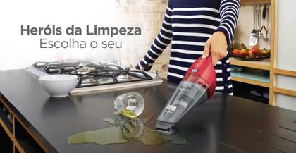 Imagem de Aspirador Pó Água Portátil Sem fio Black Decker Recarregável APB3600 Bateria Filtro Lavável