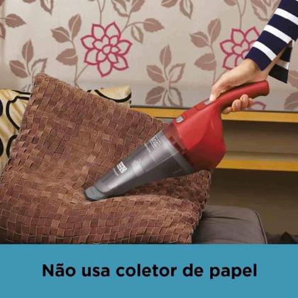 Imagem de Aspirador Pó Água Portátil Sem fio Black Decker Recarregável APB3600 Bateria Filtro Lavável