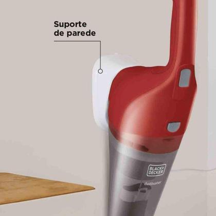 Imagem de Aspirador Pó Água Portátil Sem fio Black Decker Recarregável APB3600 Bateria Filtro Lavável