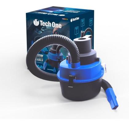 Imagem de Aspirador Pó Automotivo Vacuum Cleaner Tech One 12V 90W Carro Portatil Solidos e Liquidos Filtro Removivel bola e colcão