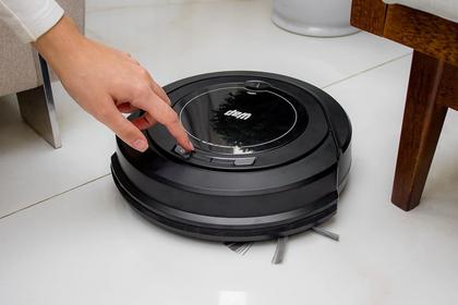 Imagem de Aspirador Robô Robot W9 Limpeza Inteligente 2000pa monitor de ambiente sensores anti queda 2600mAh