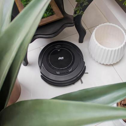 Imagem de Aspirador Robô Robot W9 Limpeza Inteligente 2000pa monitor de ambiente sensores anti queda 2600mAh