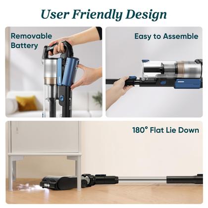 Imagem de Aspirador sem fio LEVOIT LVAC-300 HEPA 60min