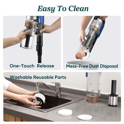 Imagem de Aspirador sem fio LEVOIT LVAC-300 HEPA 60min