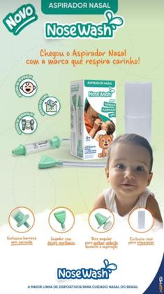 Imagem de Aspirador Sugador Nasal Infantil Nosewash Com Estojo