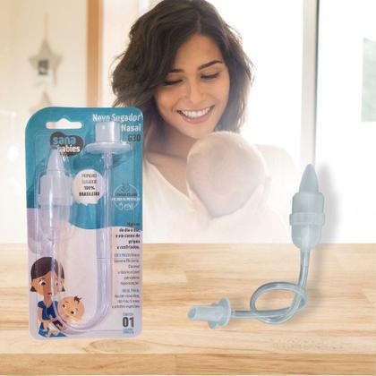 Imagem de Aspirador Sugador Nasal Sana Babies G30 Nacional Bico Macio