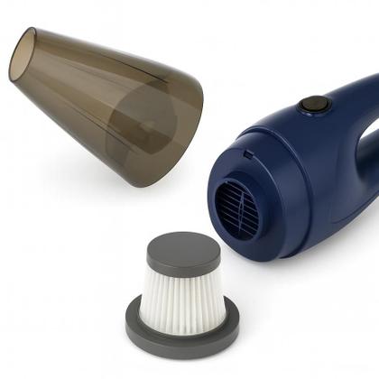 Imagem de Aspirador Vertical Com Fio Portátil de Mão 2 em 1 Potente 650W Cabo 4.5m Capacidade 1,5L Filtro HEPA