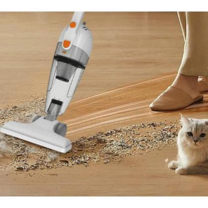 Imagem de Aspirador Vertical Com Fio Portátil de Mão 2 em 1 Potente 650W Cabo 4.5m Capacidade 1,5L Filtro HEPA