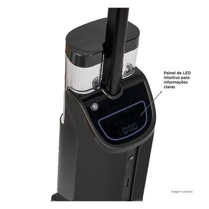 Imagem de Aspirador Vertical Sem Fio wessen Clean Pro 300, Aspira e Passa Pano, Autolimpante, 4000mAh, Bivolt, Preto - WNAV300PT