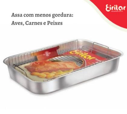 Imagem de Assadeira Com Grelha Alta 02 - Eirilar