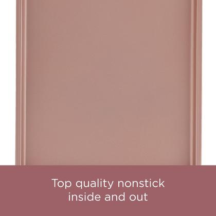 Imagem de Assadeira Farberware, assadeira antiaderente, 25x38cm, ouro rosa