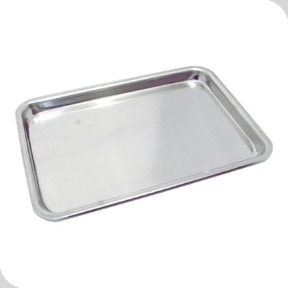 Imagem de Assadeira Forma Rasa Média Aluminio Retangular 41x30x2 Jolly