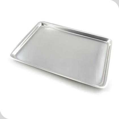 Imagem de Assadeira Forma Rasa Média Aluminio Retangular 41x30x2 Jolly